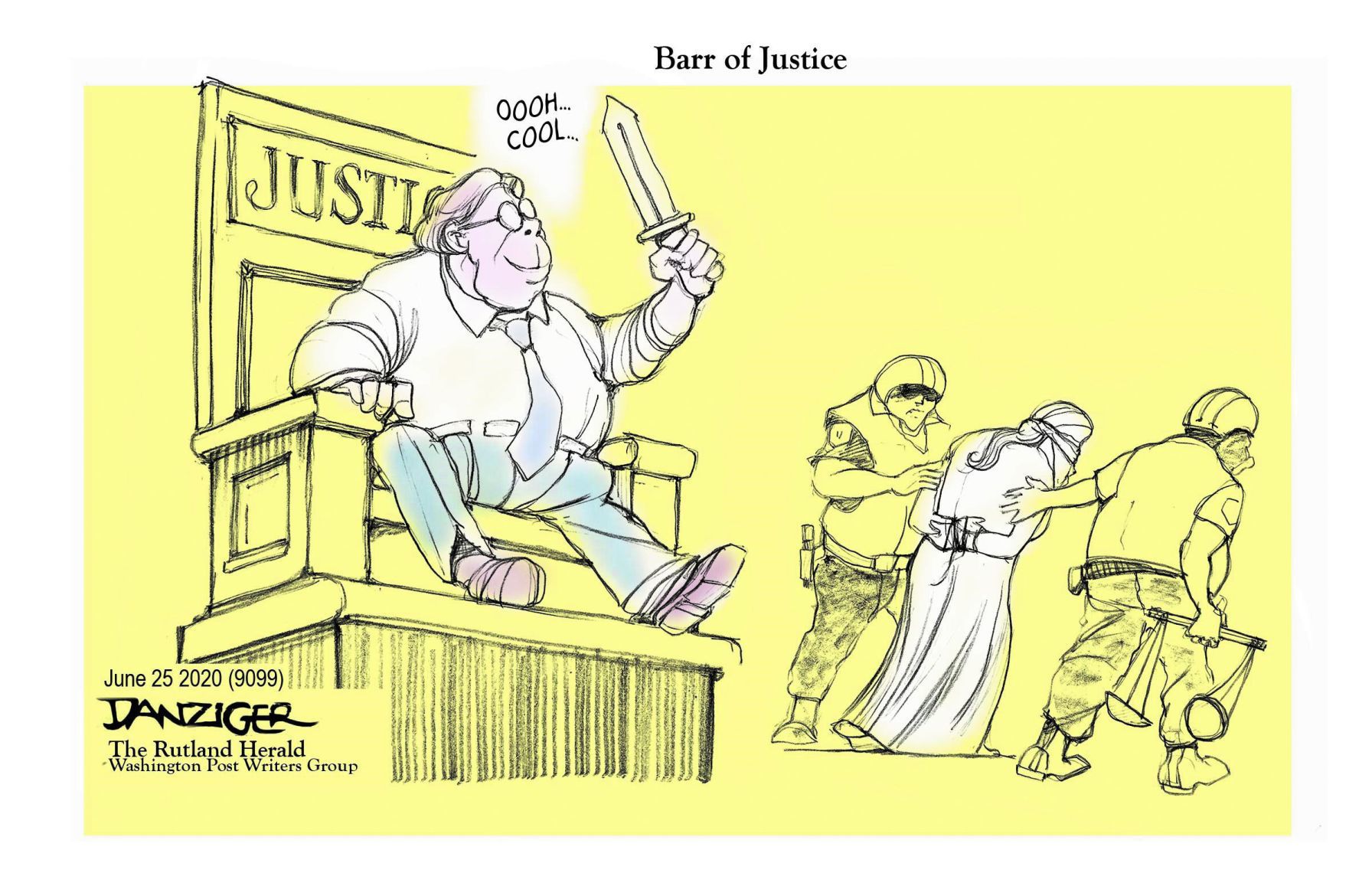 Jeff Danziger cartoon